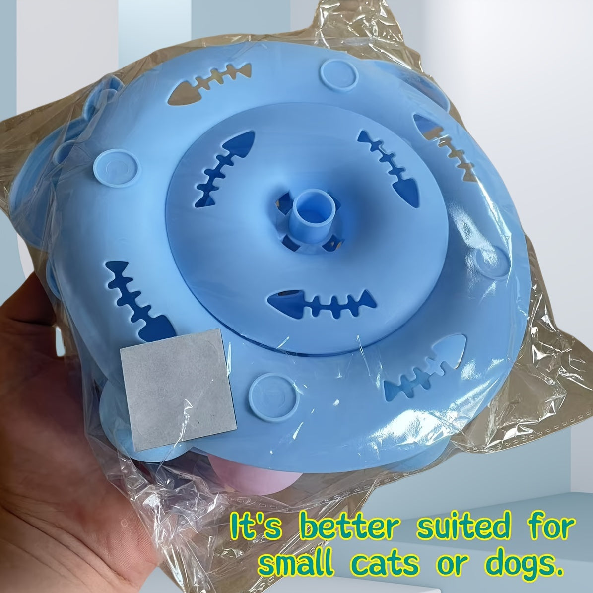 Interactive Cat Toy Tower with Rotating Tracks Multi-Level Plastic Durable Non-Battery