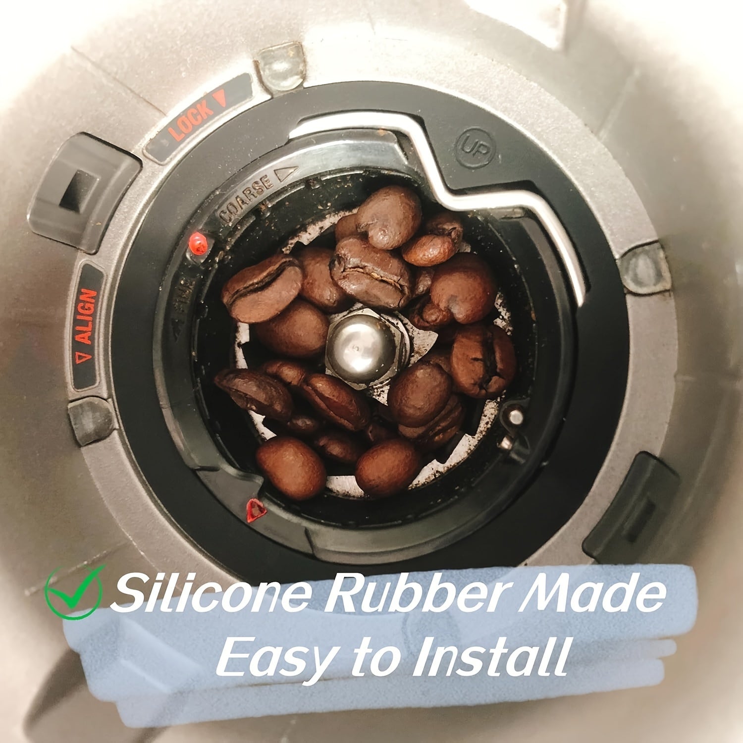 2 piezas de junta de sellado superior para molinillos de café para espresso, reemplazo de junta