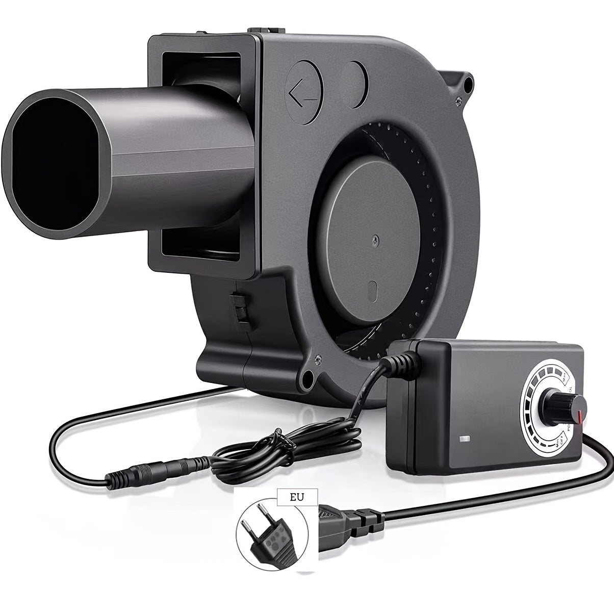 Mos funksiyali olovli pech uchun sozlanadigan tezlikdagi ventilyator, yog'och uchun barbekyu, chiqindi yog' fan