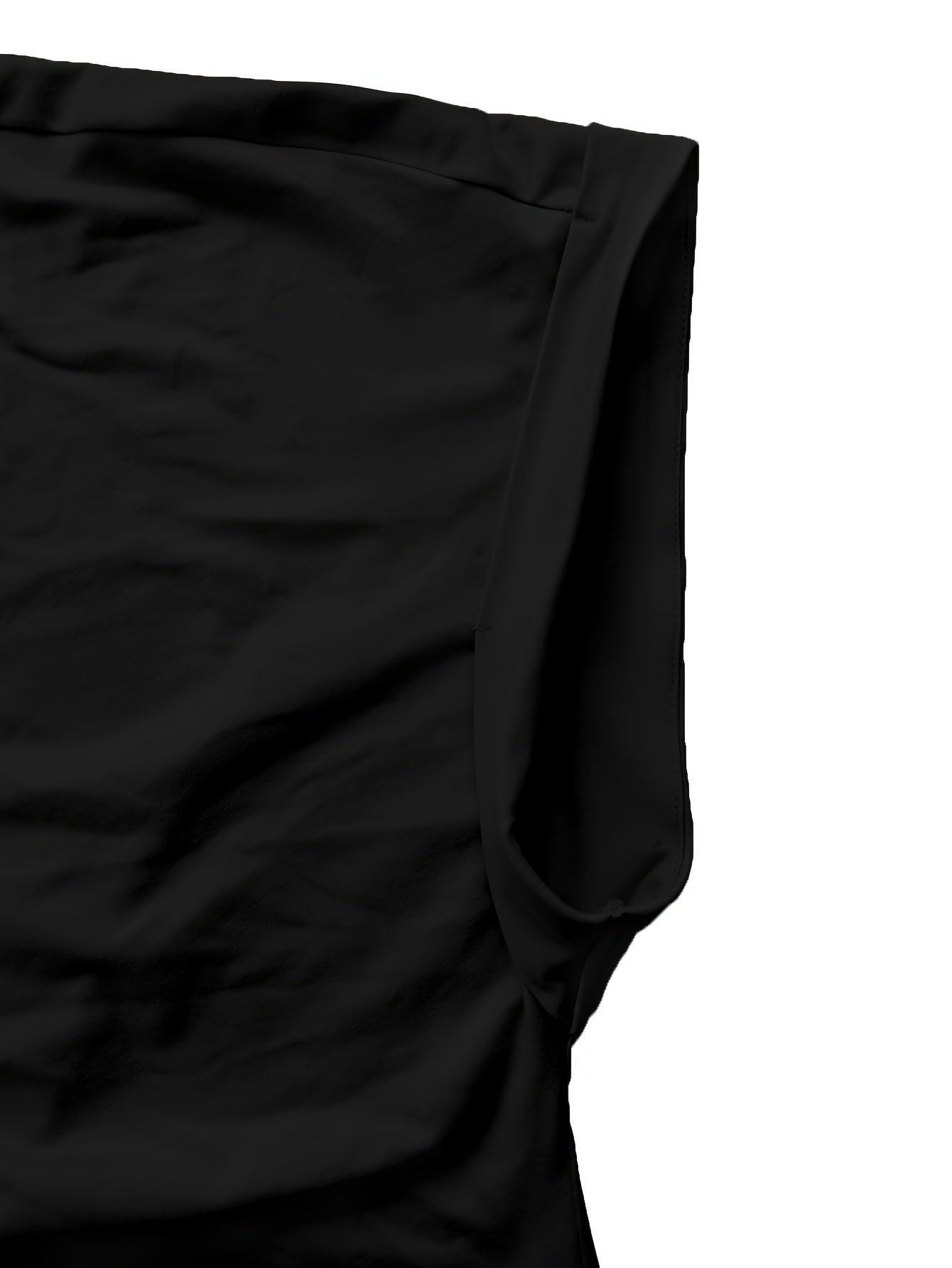 Plus Size Solid Loose Dress Casual Short Sleeve Spring Summer Women