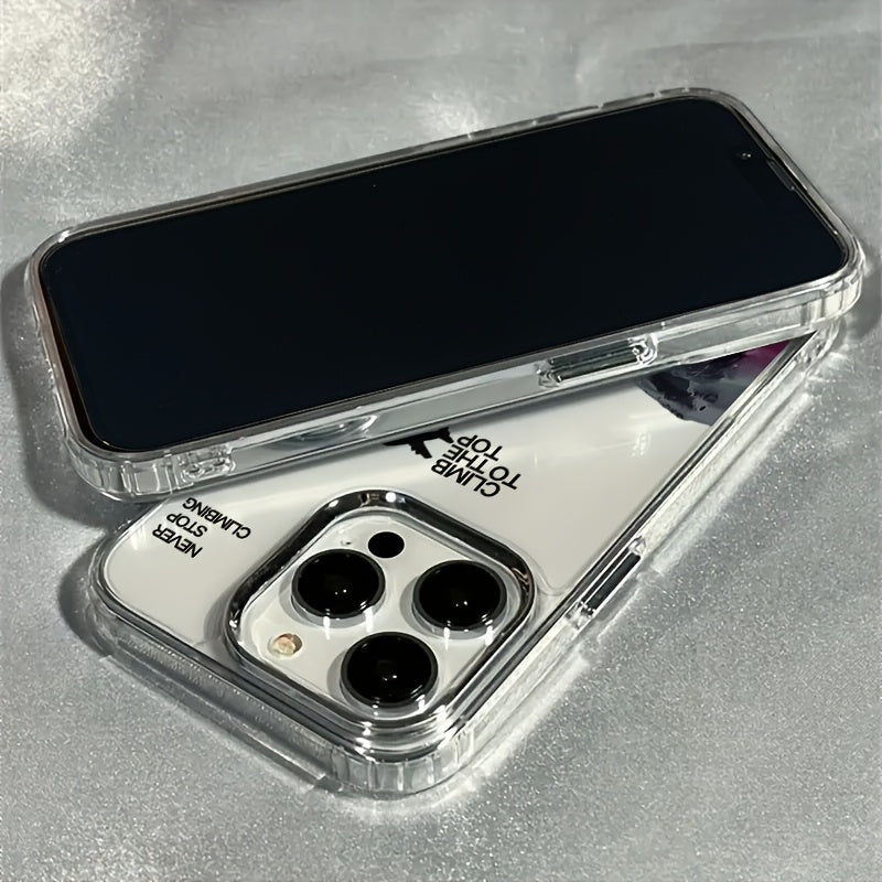 iPhone Case with Galvanized Lens Frame Shockproof TPU Matte Finish for iPhone 12 13 14 15 16 Pro Max Plus