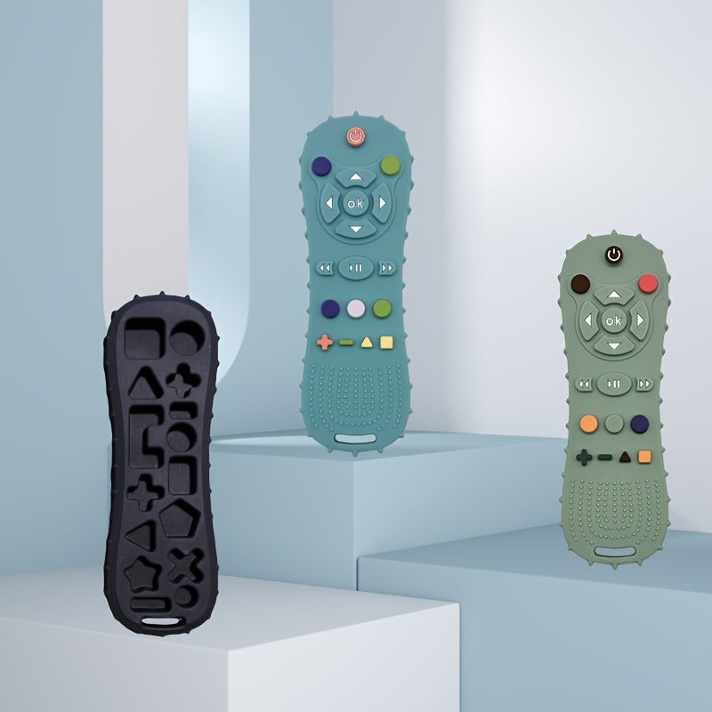 Juguete de control remoto de silicona para niños pequeños, mordedor suave, regalo de Pascua para niños y niñas