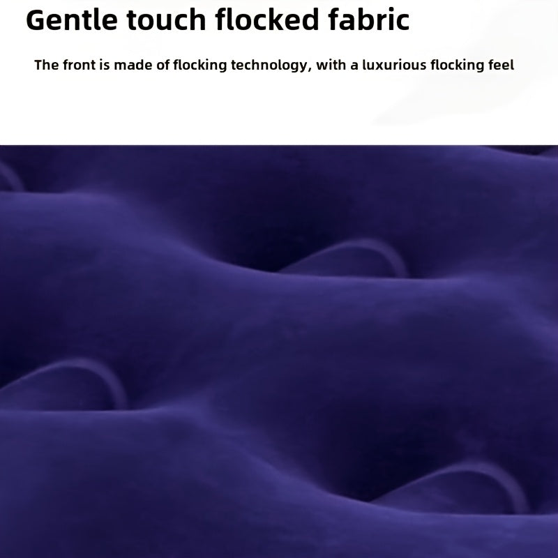 Colchón inflable de tamaño king, impermeable de PVC, cama hinchable para acampar y hogar