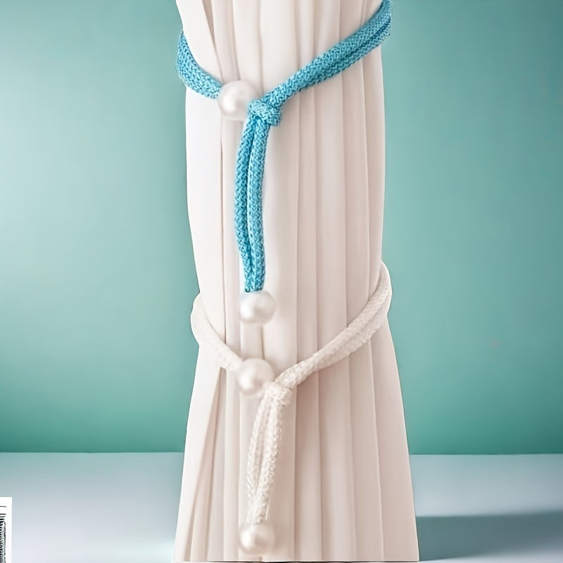 2 ta sozlanadigan bog'lovchi lenta parda bog'ichlari to'plami, uy, ofis va mehmonxona deraza bezaklari uchun ideal; zamonaviy va qulay parda kliplari