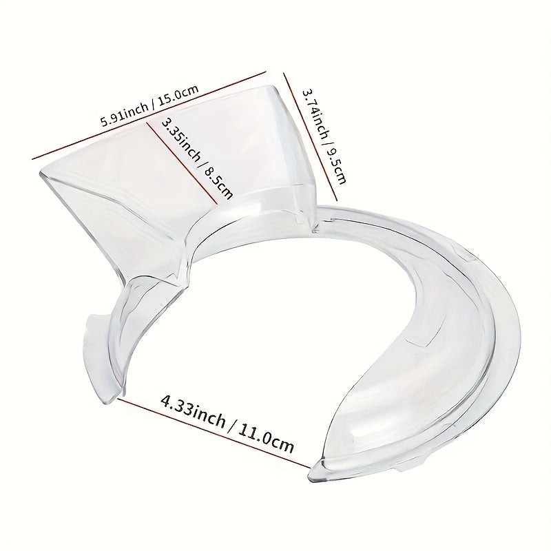 Stainless Steel Mixer Slide Mat and Spill Guard for 4.5-5L Stand Mixers Black