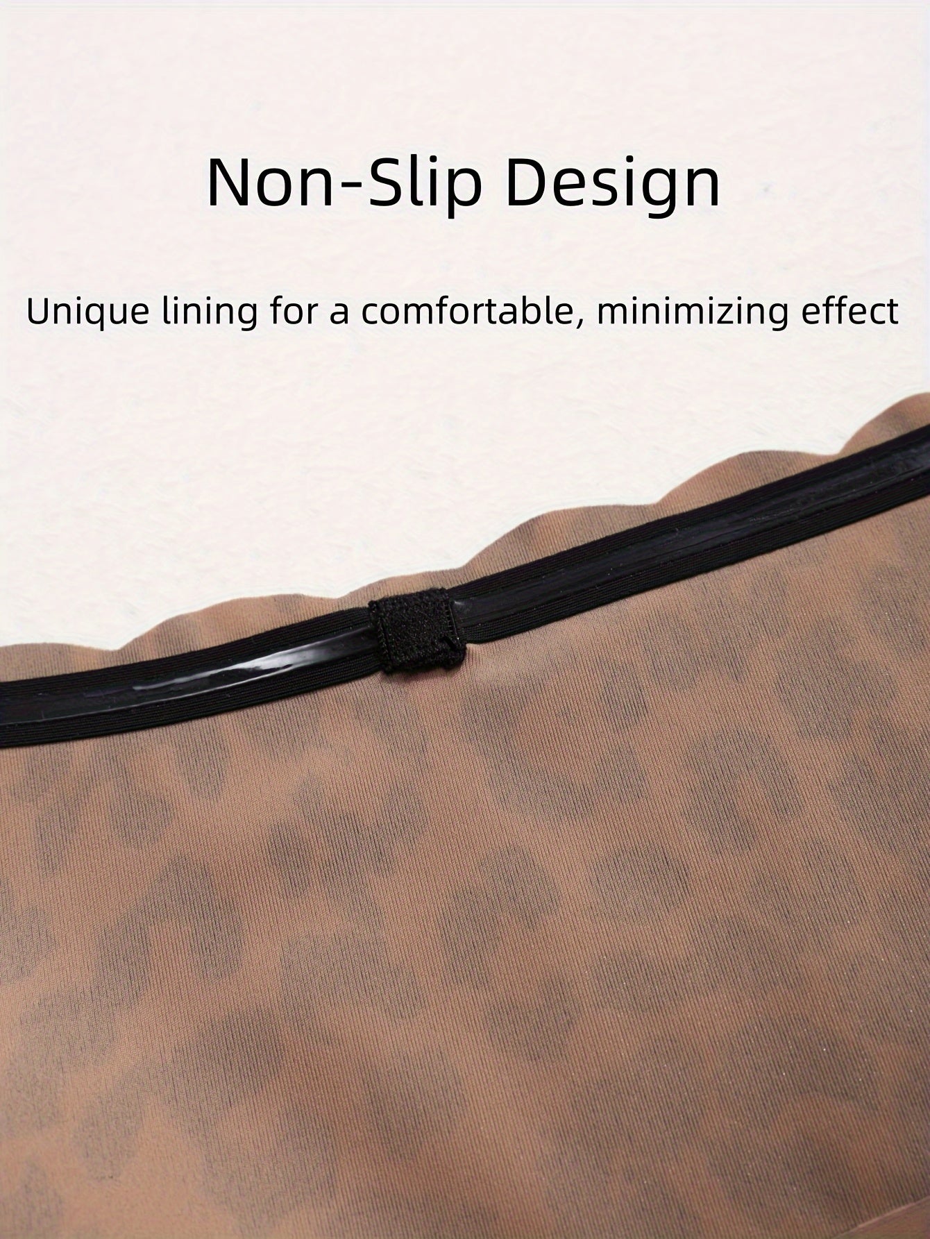 Women's Leopard Print Seamless Strapless Bra with Front Closure and Wave Edge