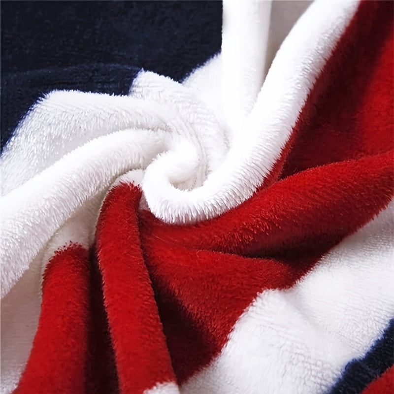 British Flag Fleece Blanket 59x79 Inches Cozy Warm Throw for Couch Sofa Travel
