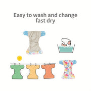Breathable Waterproof Washable Cloth Diapers for Babies