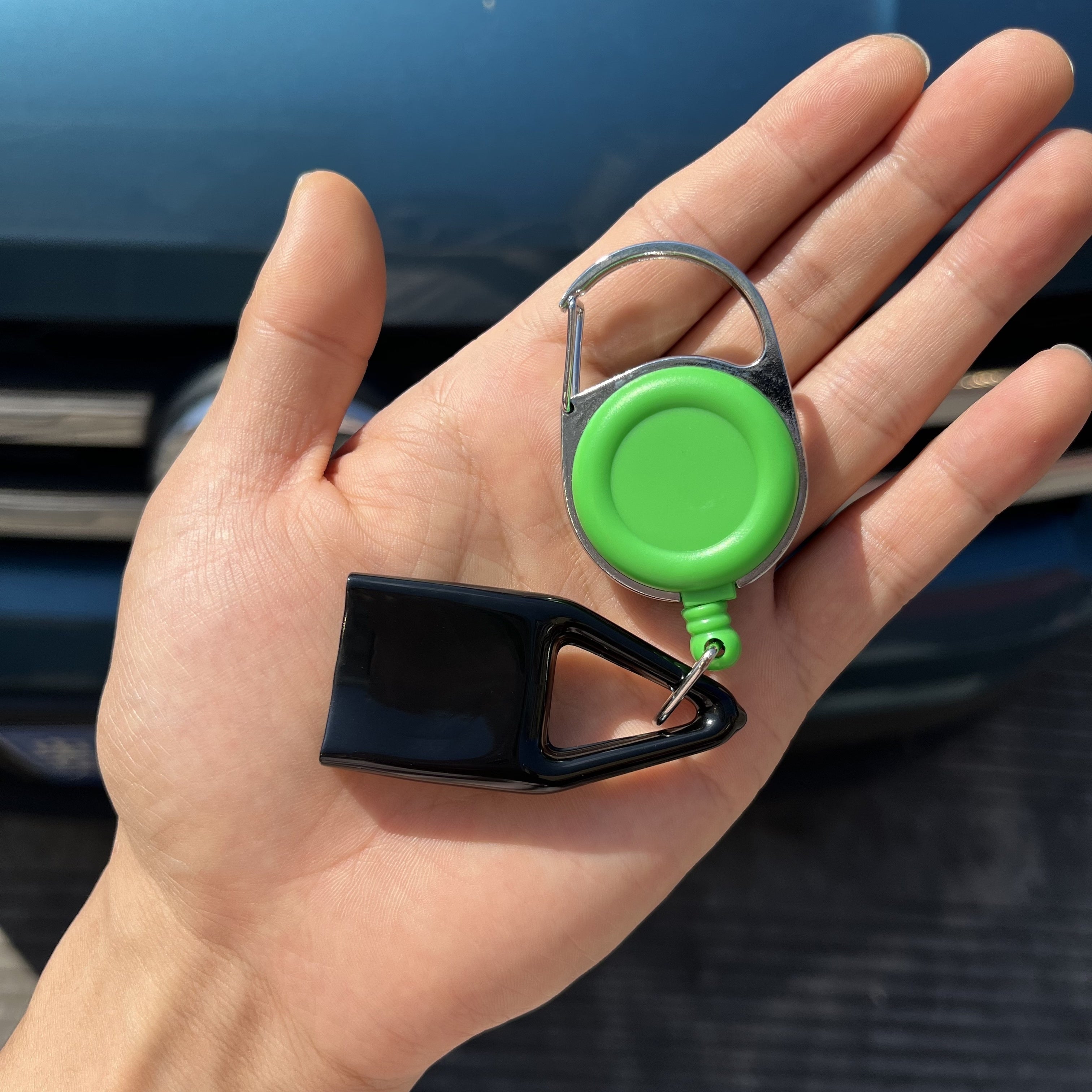 Выдвижной поводок для маленьких собак, с одним карабином, легкий держатель зажигалки