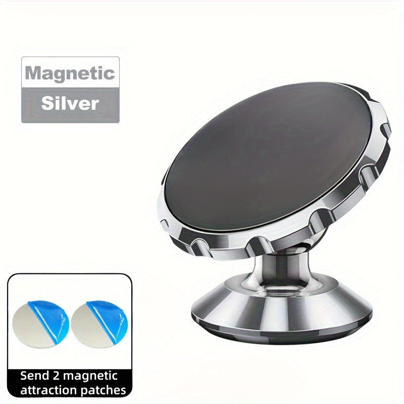 Magnetic Car Phone Holder Aluminum Alloy Universal Mobile Device Mount