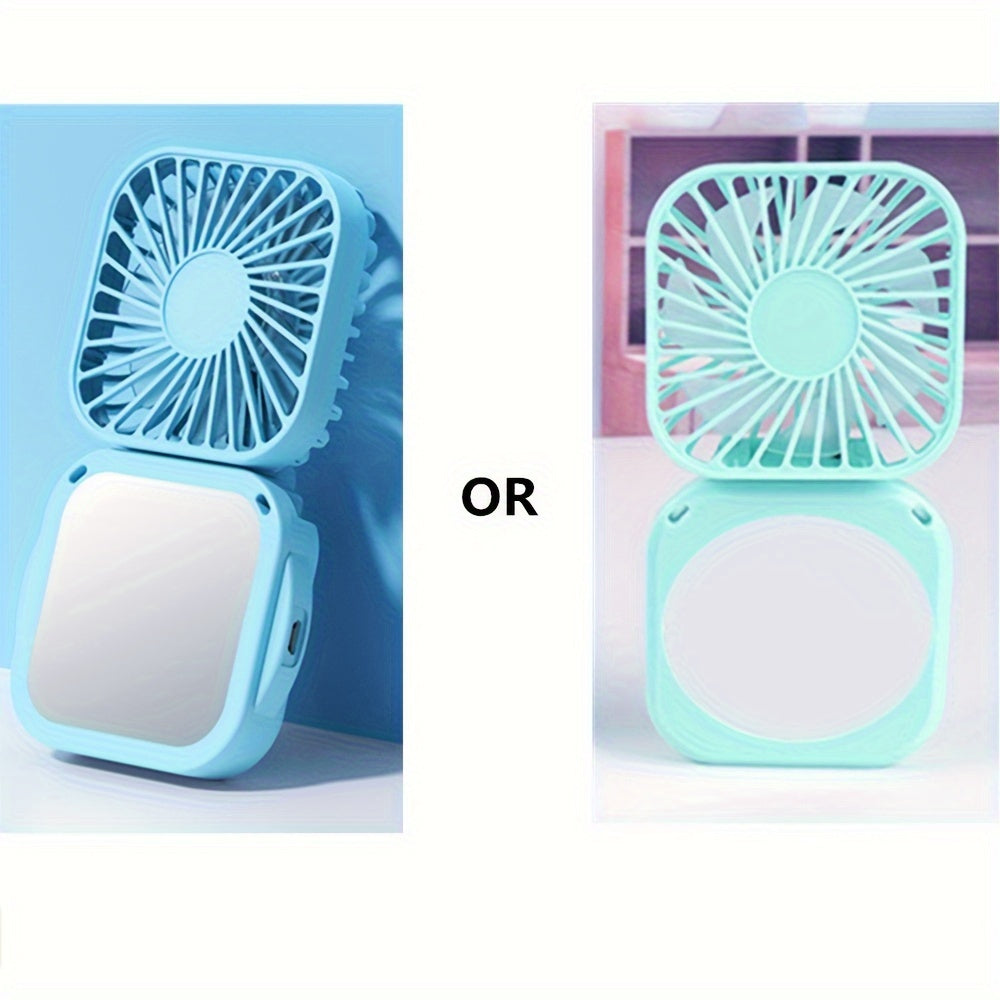 Mini egiluvchan bo'yin ventilyatori va makiyaj oynasi - bu tashqi foydalanish uchun mo'ljallangan portativ USB zaryadlanadigan qo'l ventilyatori. Ushbu ijodiy stol ventilyatori moslashtirilgan qulaylik uchun 3 tezlik sozlamasini taklif etadi.