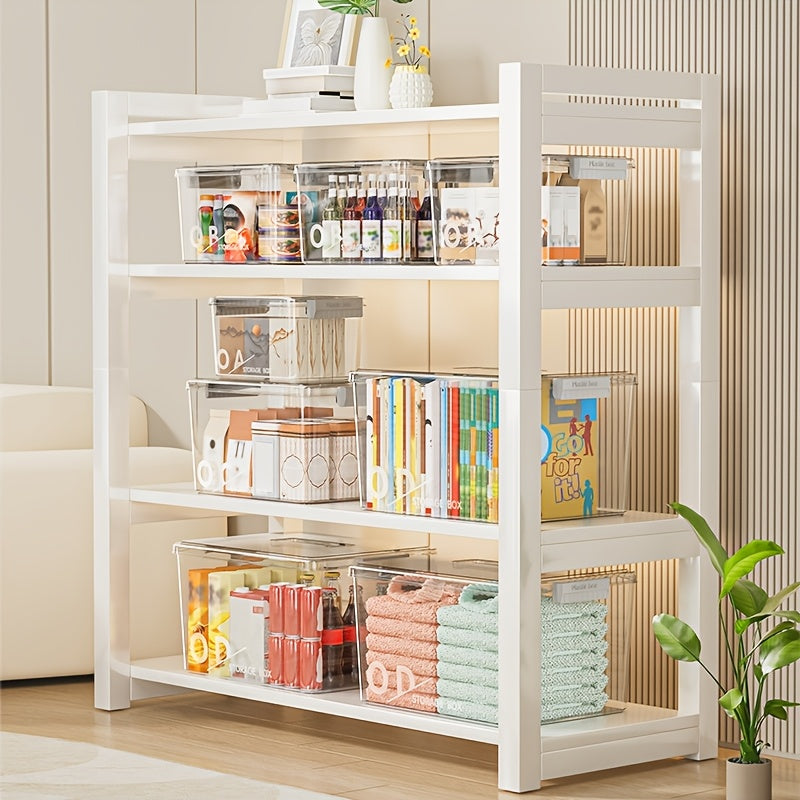 Keng, Suv o'tkazmaydigan saqlash qutisi qopqoq bilan - O'yinchoqlar, atıştırmalıklar va boshqalar uchun ideal - Uy tartibi uchun qulay va mustahkam tutqichlar bilan