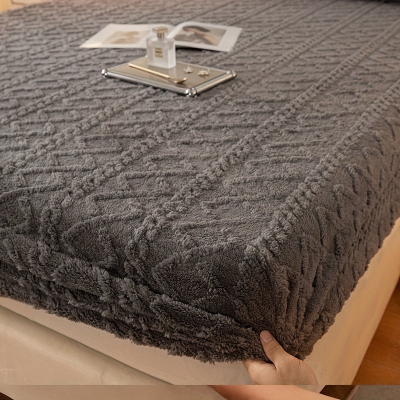 Полосатая тюль кровати из плотного полиэстера жаккард, моющаяся, для кроватей до 29 см