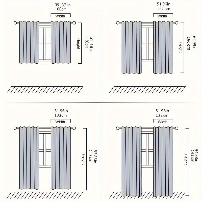 White Chiffon Curtain for Living Room Bedroom Office Cafe Elegant and Easy to Clean