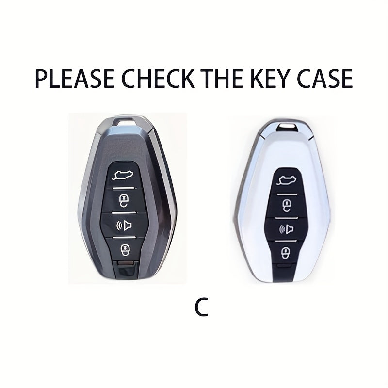 Car Key Fob Cover TPU Scratch-Resistant Shell Case for Vehicles Durable Accessory