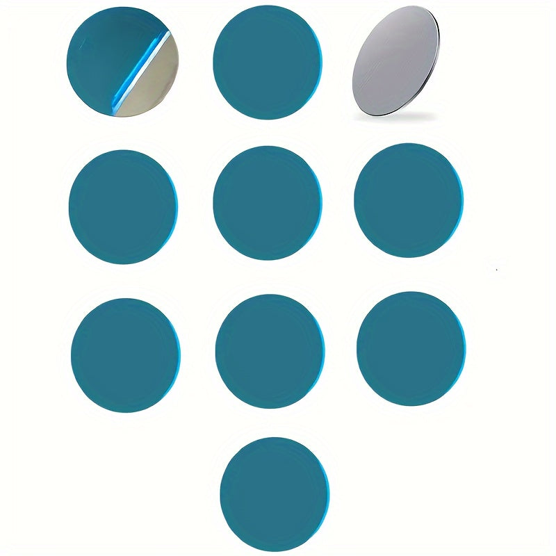 10Pcs Magnetic Metal Plate Car Phone Holder Round Bracket Sheets