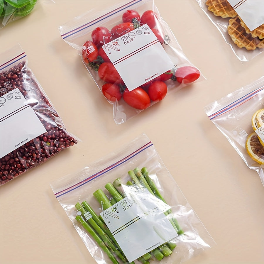 Set of 65 Reusable Vacuum Sealer Storage Bags with Ziplock BPA-Free Transparent Multi-Size