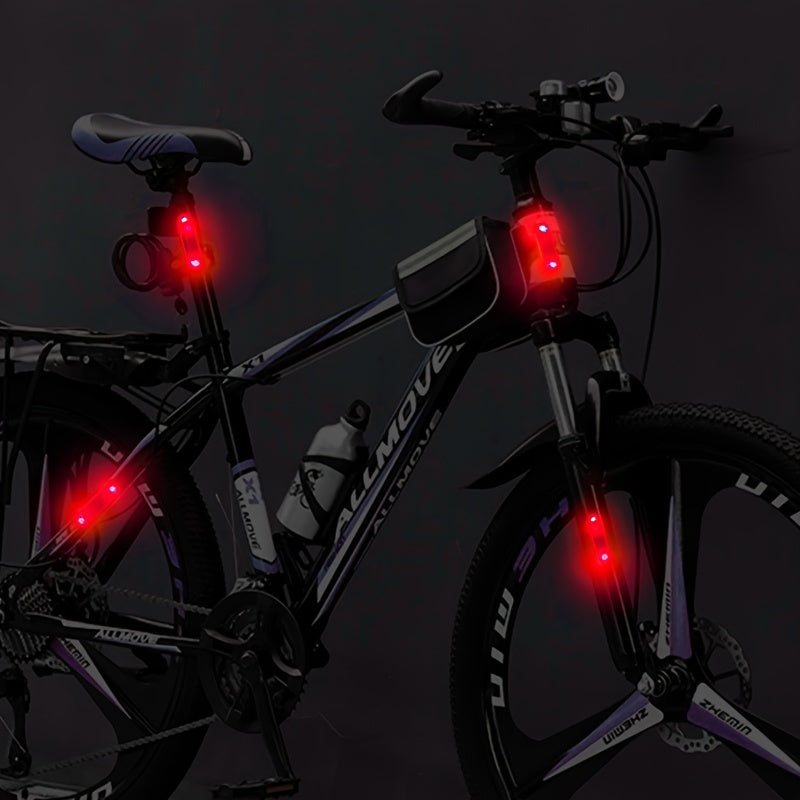 Neon Safety LED Lights for Bikes and Motorcycles Red Green Night Visibility