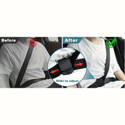 Comfortable Car Seat Belt Adjusters for All Vehicles Durable TPU Ergonomic Design