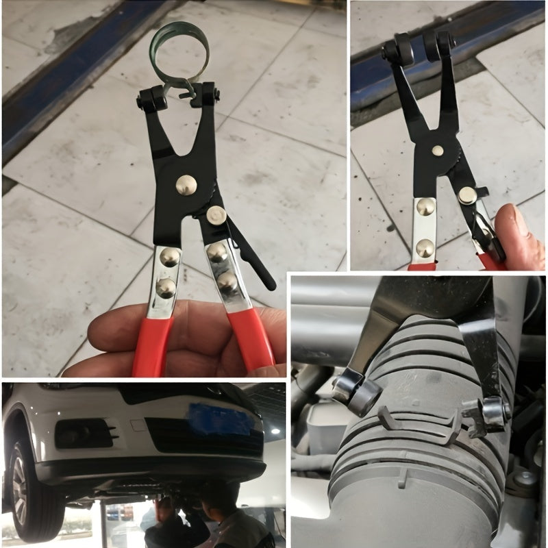 Alicates profesionales de anillo de retención de acero de alta resistencia para tuberías de agua de coche y abrazaderas