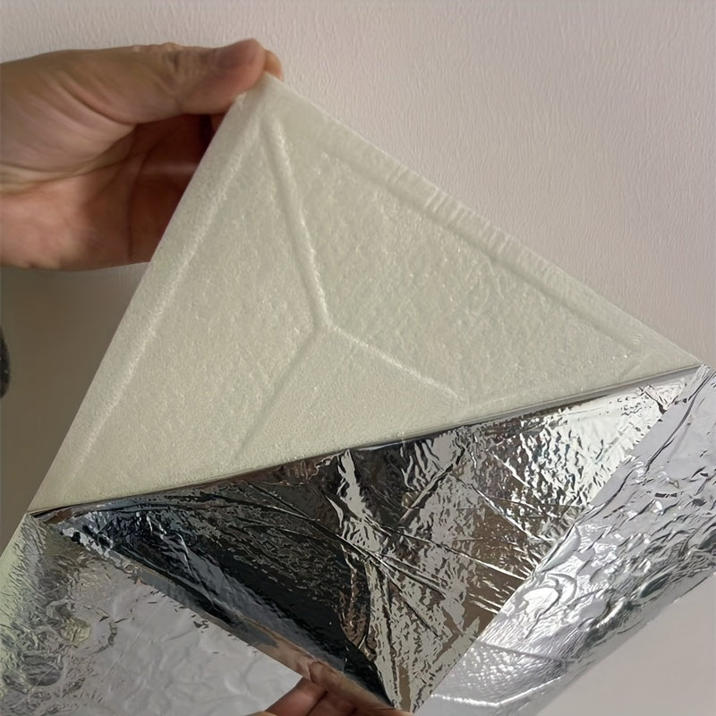 50 dona 3D gul bezakli devor plitkalari, suv o'tkazmaydigan, dog'ga chidamli, o'z-o'zidan yopishadigan, oshxona, hammom, yashash xonasi uchun