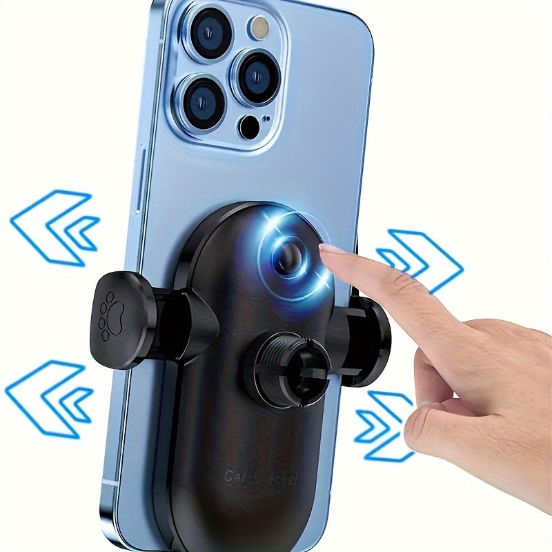 Car Phone Holder ABS Material Cute Bear Cartoon Dashboard Air Vent Mount