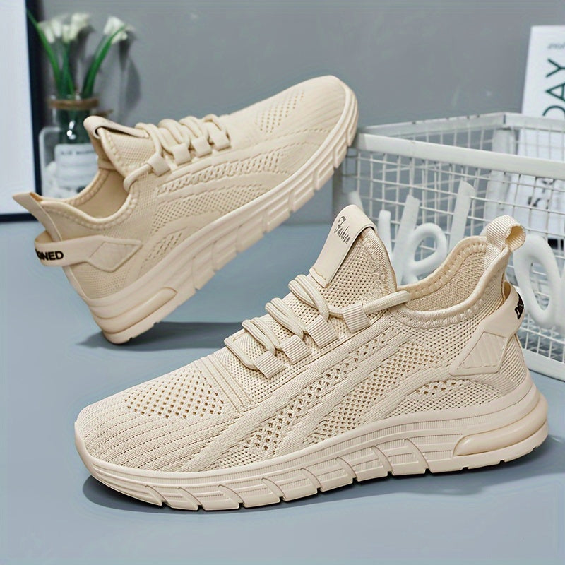 Women's Casual Knit Sneakers, Multi-Color Lightweight Running Walking Shoes