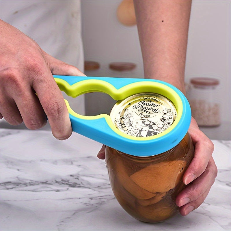Multi-Functional Can and Bottle Opener with Non-Slip Grip for Easy Opening