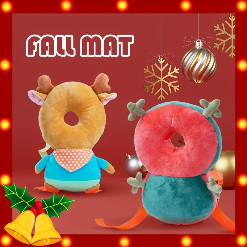 Kids' Safety Backpack for Crawling and Walking Polyester with Adjustable Straps and Head Mat