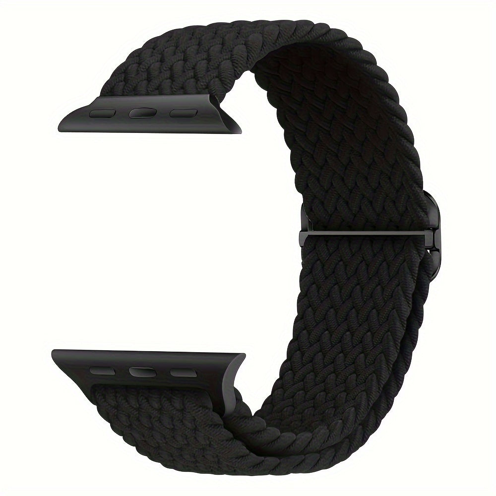 Silicone Braided Watch Band for iWatch Series 1-8 38mm-49mm Men Women