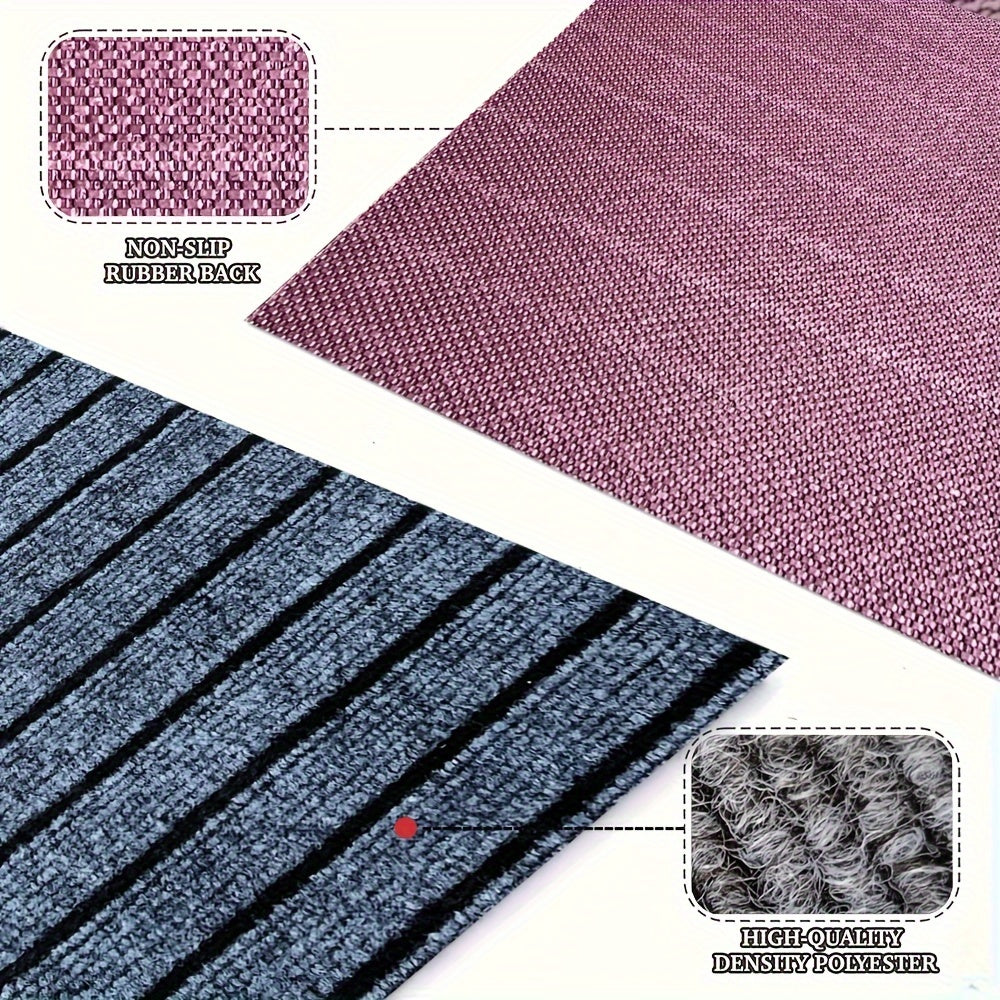 Non-Slip Waterproof Runner Rug for Indoor Outdoor High Traffic Hallways Decks