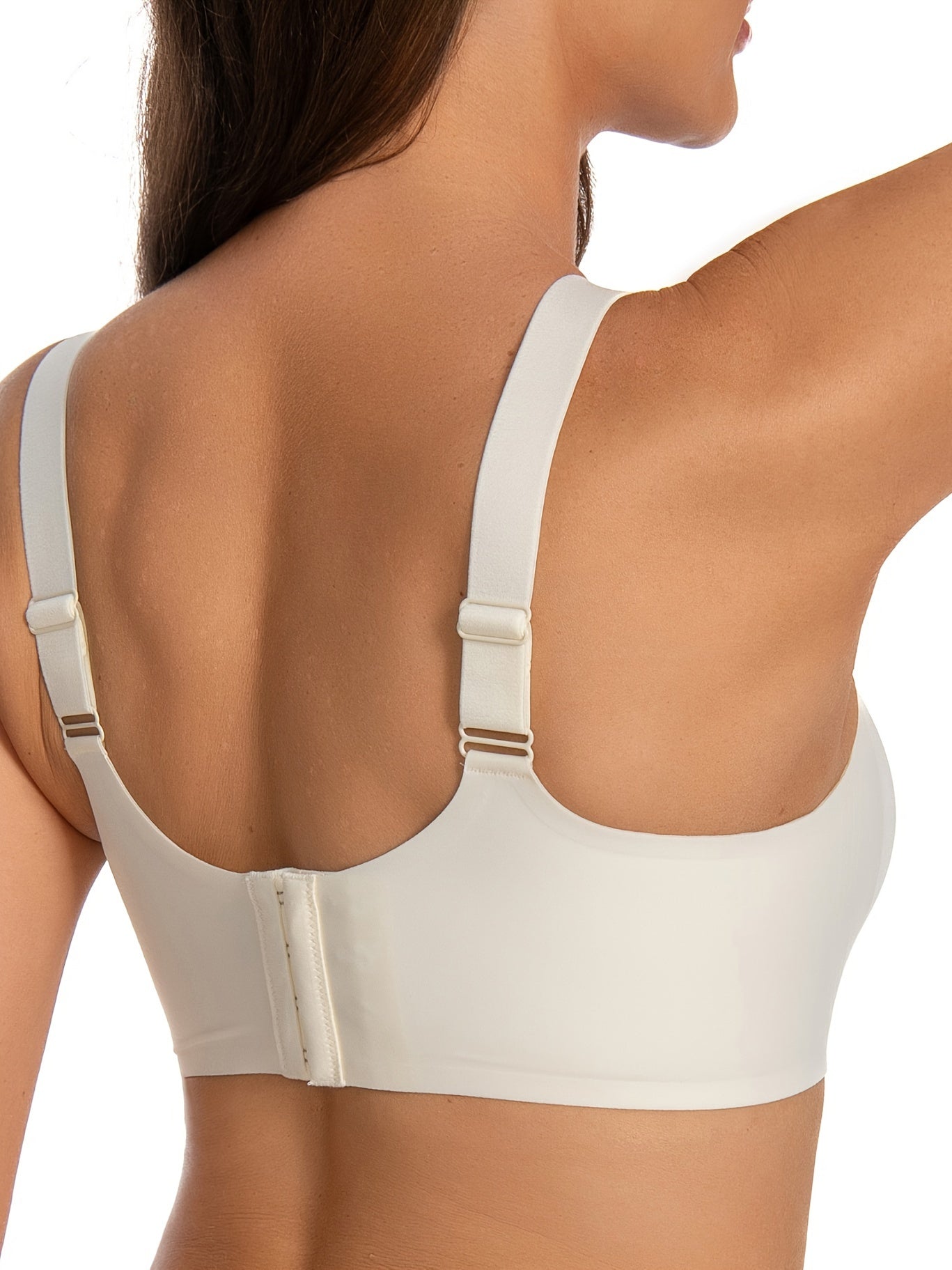 Women's Wireless Bra Comfortable Full-Coverage Breathable Solid Material