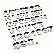 Metall avtomobil logotipi bagaj stikerlari uchun dvigatel quvvati raqami plitasi bezaklari