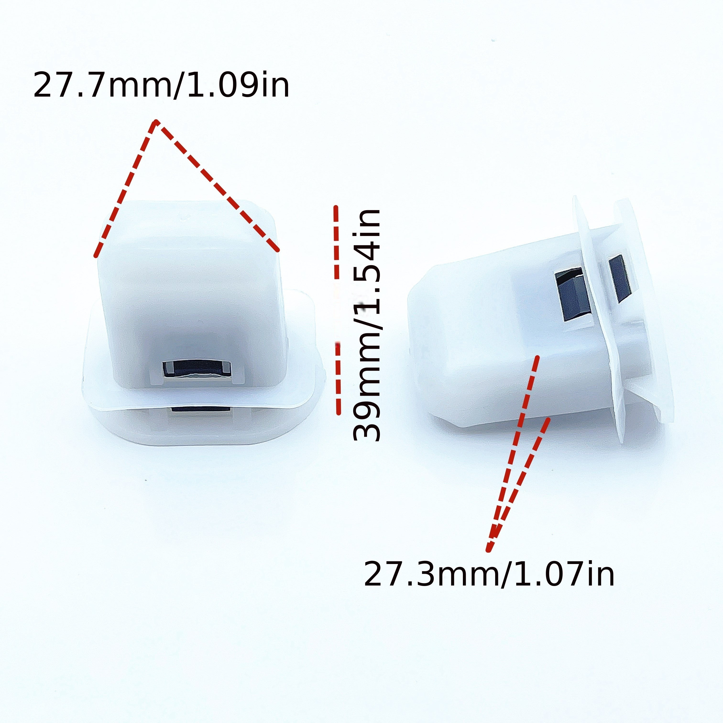 Rear Seat Buckle Carbon Fiber Seat Belt Lock Durable Car Accessory