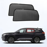 Rear Side Window Sun Shade Polyester Roll-up Magnetic Frame for SUV