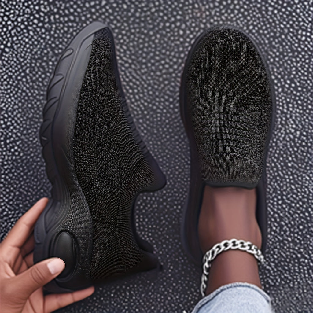 Women's Casual Slip-On Sneakers Breathable Mesh Lightweight All-Season