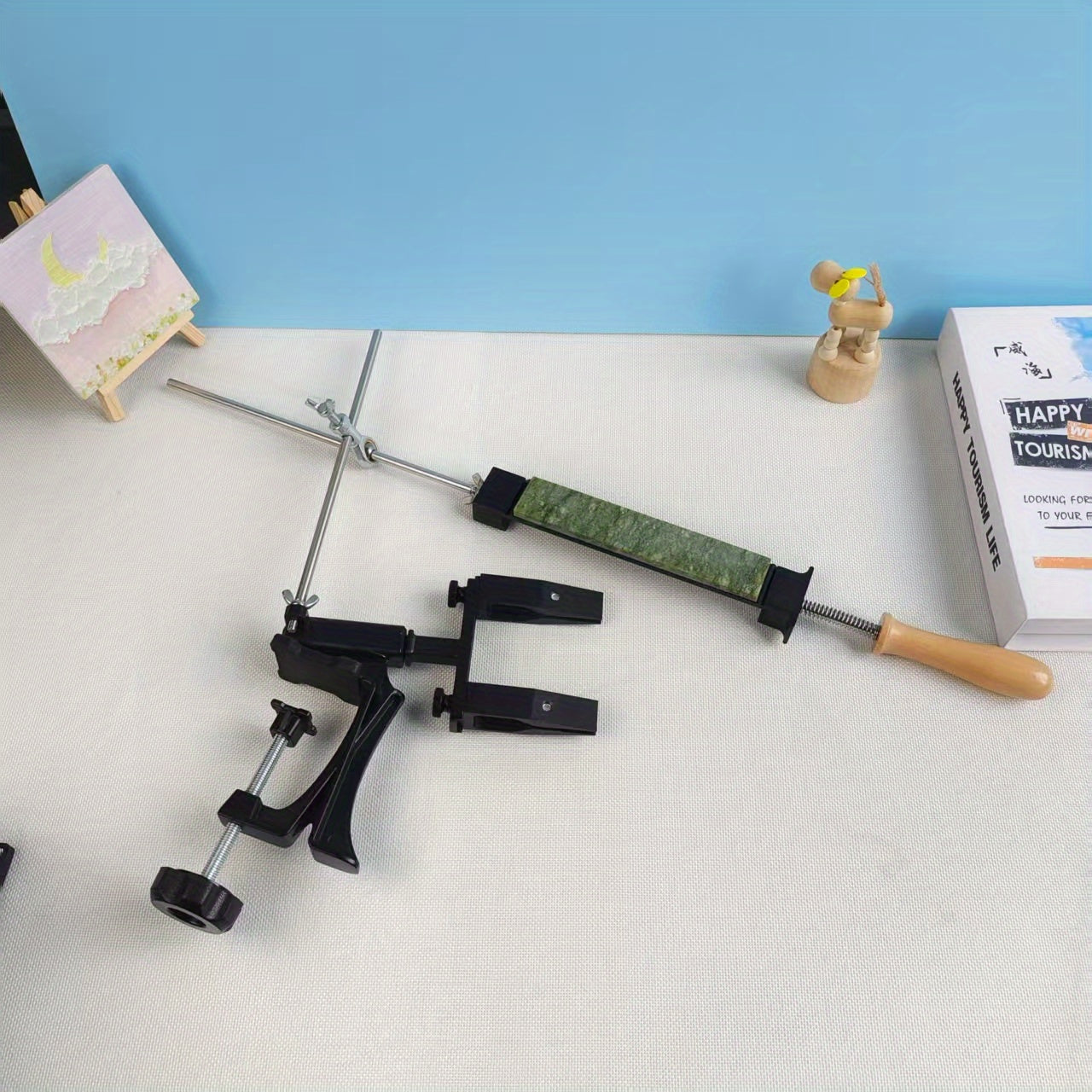 Oshpazlar uchun olmosli qattiq tosh bilan pichoqni qattiqlashtiruvchi