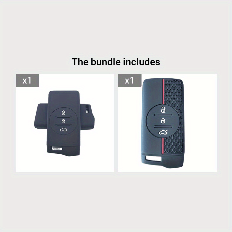 Silicone Remote Key Cover Case for Car Key Protector for SUV and Sedan