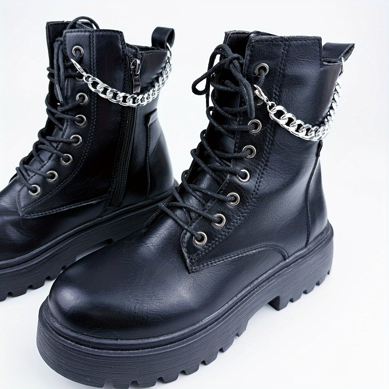 Unisex Punk Style Boot Decoration Chain Shoe Accessories DIY Dress Up