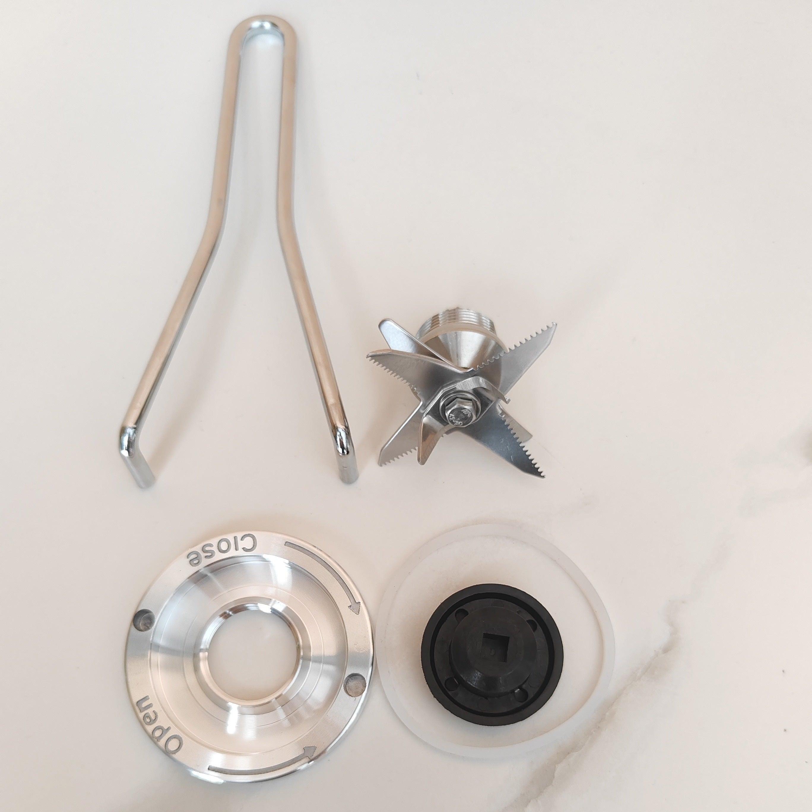 Square Hole Kitchen Knife Set with Sharp Blades for Cooking and Food Preparation