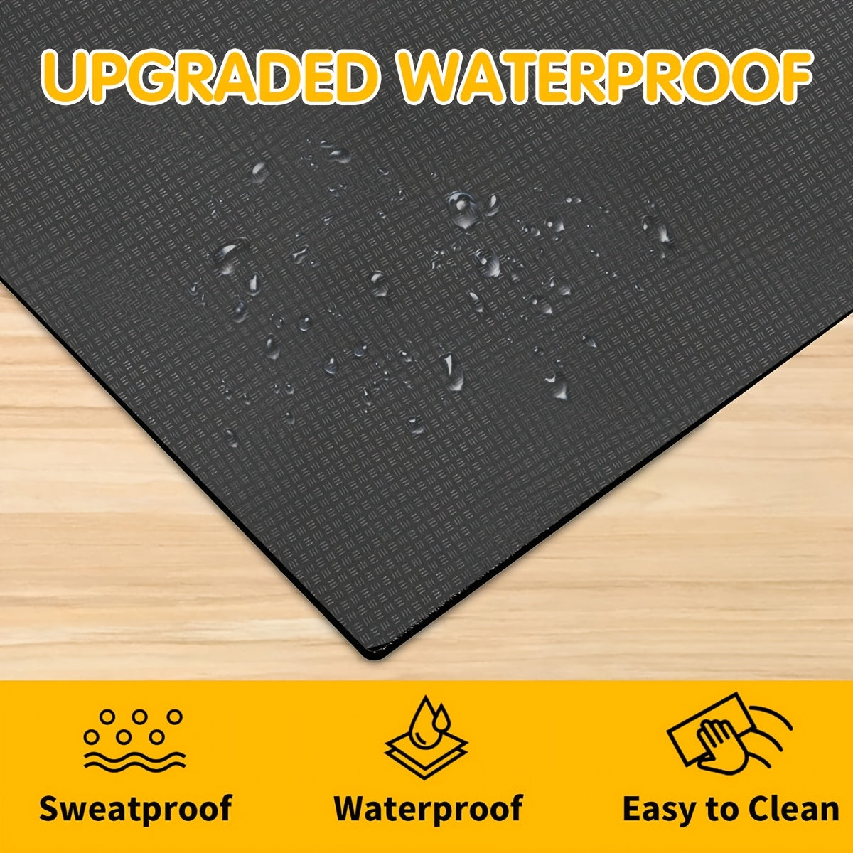 Shock Absorbing Treadmill Mat Non Slip Noise Reduction Cushion for Running and Elliptical Machines