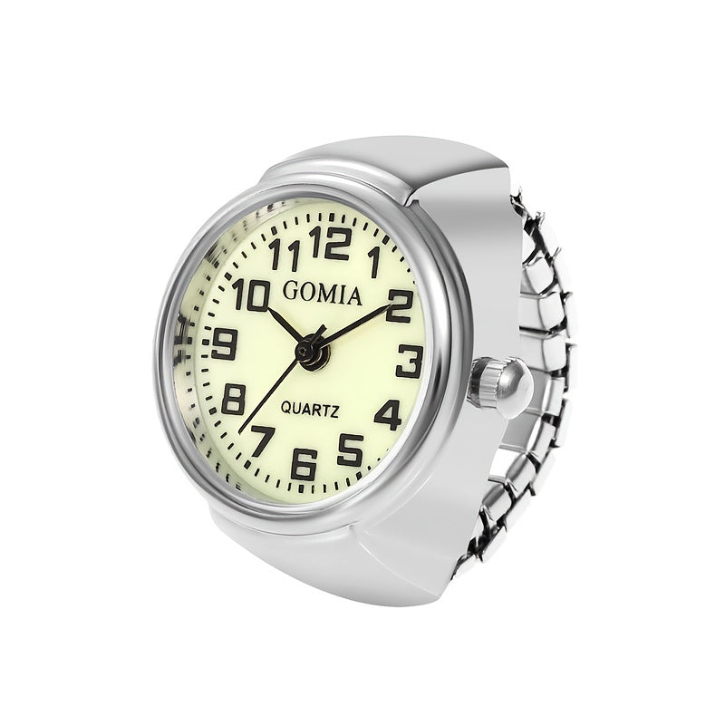 Illuminated Finger Watches for Students Stylish Ring Watches with LED Light