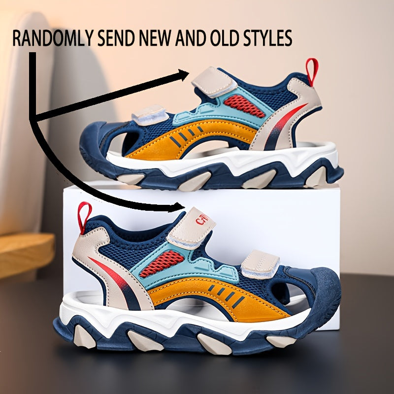 Kids Boys Sport Sandals Breathable Lightweight Non-Slip Casual Outdoor Shoes