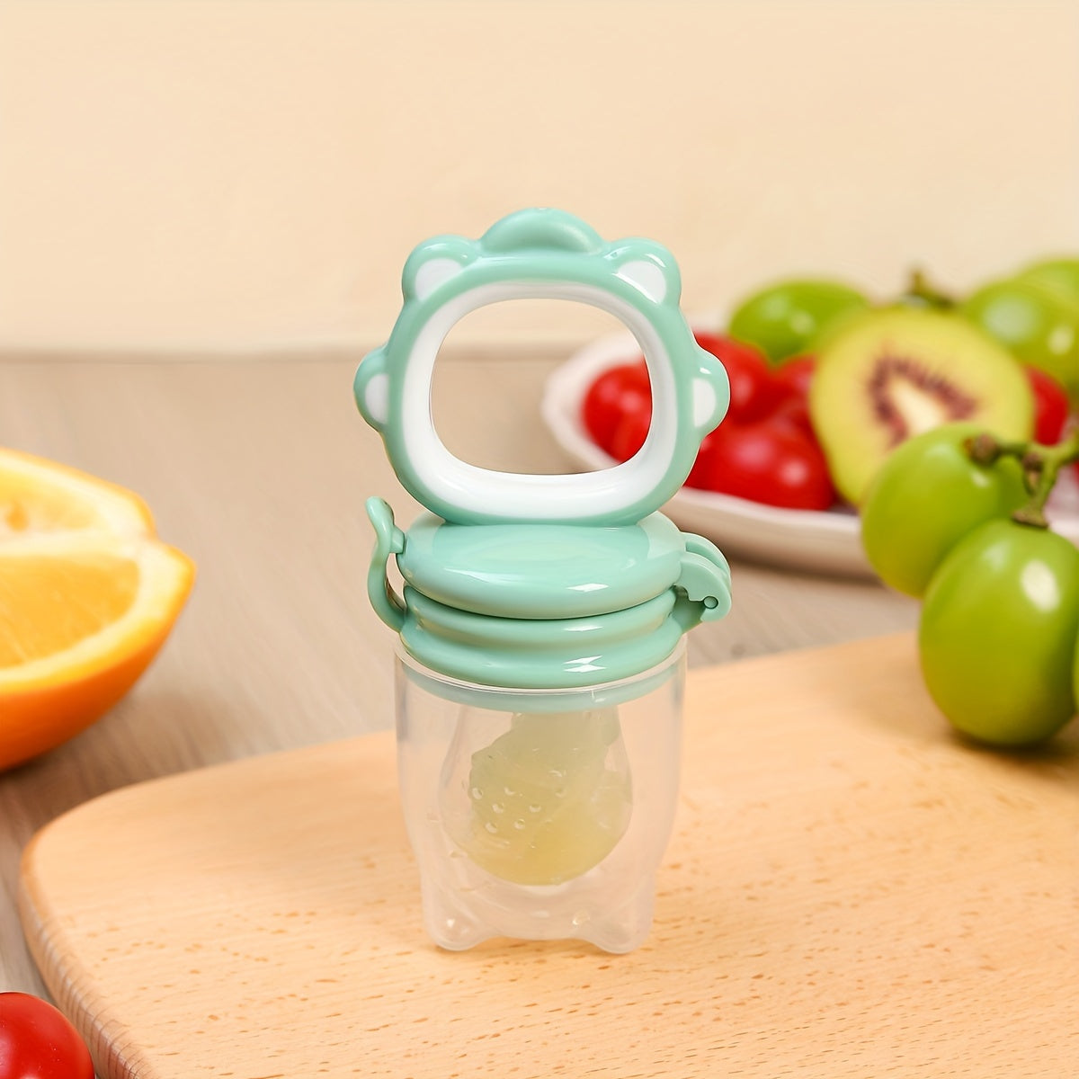 Baby Silicone Fruit Feeder for Babies 0+ Dark Brown