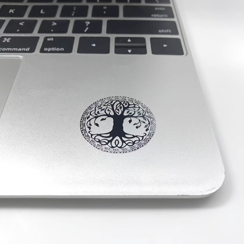 Metal Tree of Life Sticker for Mobile Phone Laptop Decoration Plastic No Gem