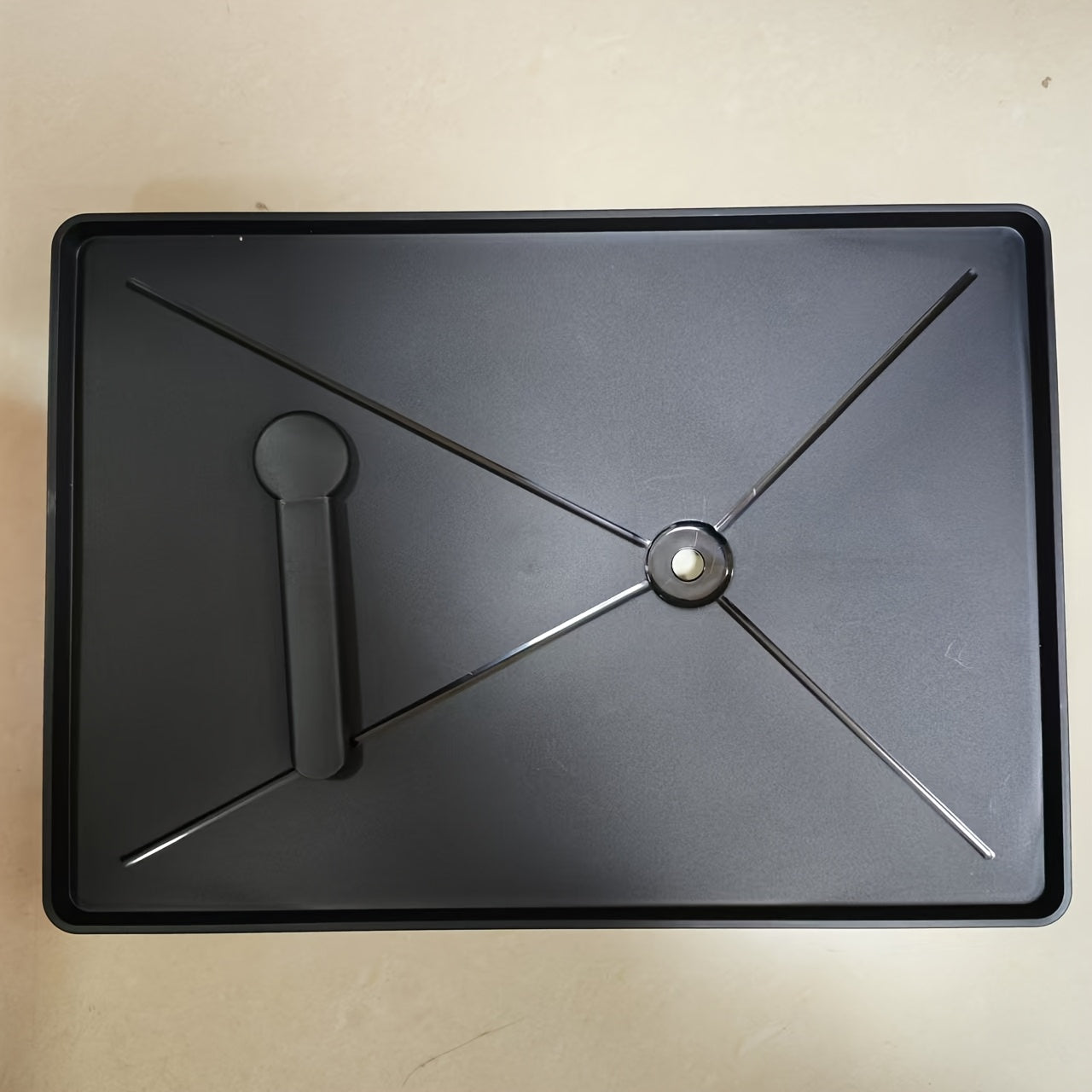 Black Plastic Kitchen Drying Rack with Drainboard, Compact and Waterproof