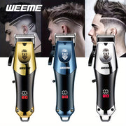 Electric Hair Clipper USB Rechargeable Quiet Hair Trimmer with Limit Combs and One-Touch Length Adjustment