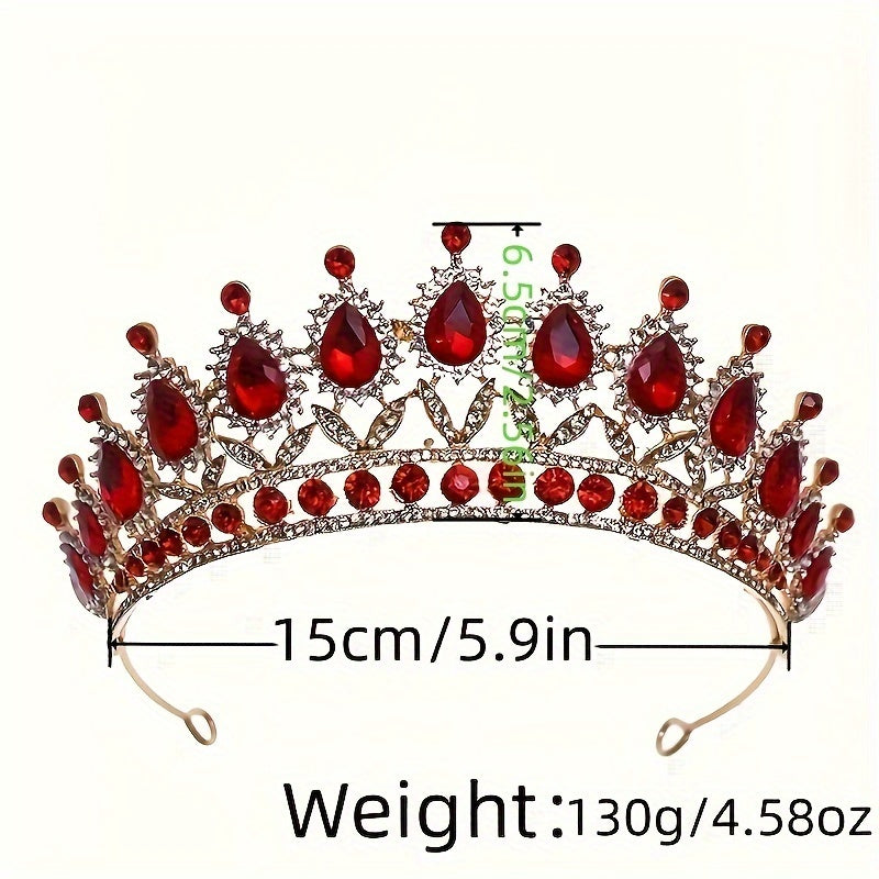 Sparkling Tiaras and Crowns for Brides and Princesses, Silver, Adjustable
