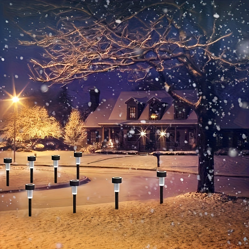 12 солнечных садовых фонарей для украшения ландшафта двора виллы на открытом воздухе