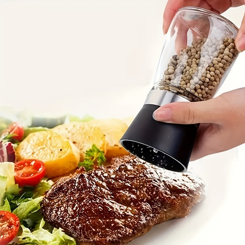 Hand Grinder for Pepper Salt and Spices with Glass Storage Container